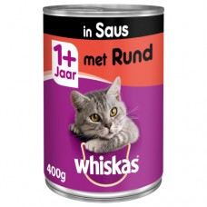 Whiskas Blik saus rund 1 x 400 gr